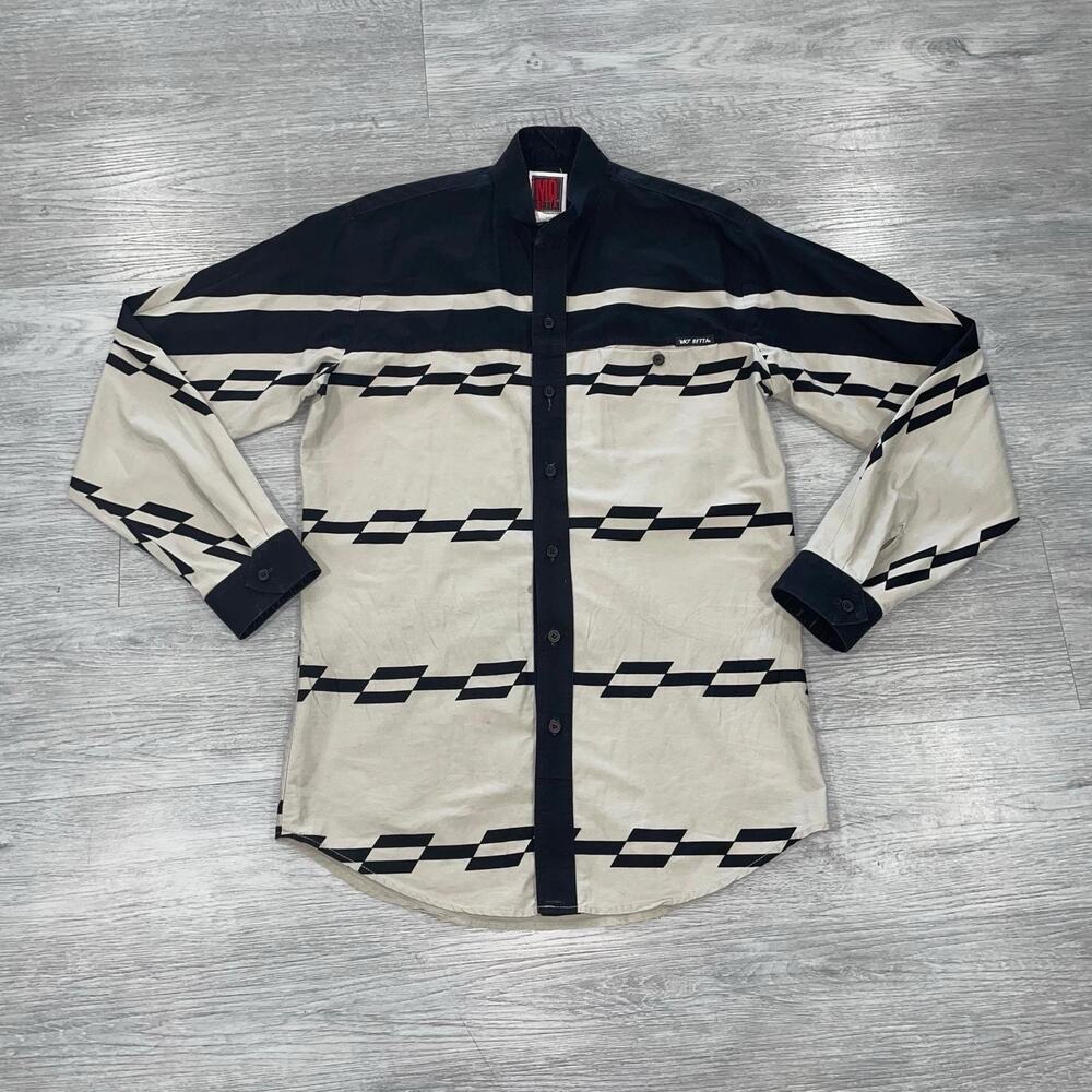 Mo Betta Shirt Men’s 14.5x33 Striped Garth Brooks Western Button Up Striped VTG